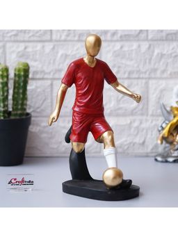 eCraftIndia - Football Player Statue Decorative Showpiece for Home, Living Room, Office Decor