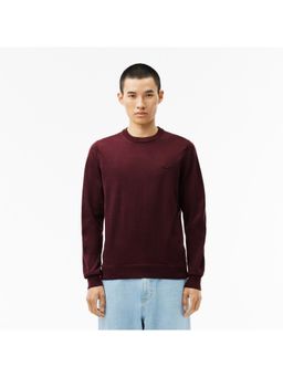 Lacoste - Merino Wool Crew Neck Sweater