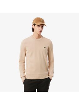 Lacoste - Monochrome Crew Neck Cotton Sweater
