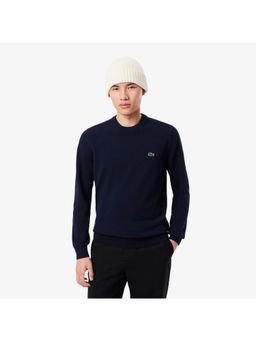 Lacoste - Monochrome Crew Neck Cotton Sweater
