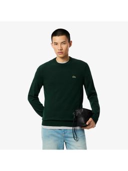 Lacoste - Monochrome Crew Neck Cotton Sweater