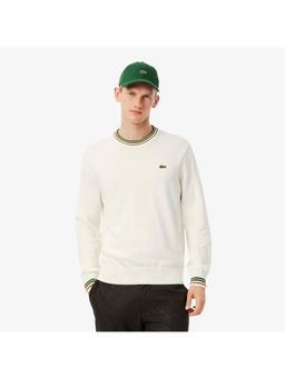 Lacoste - Striped Cotton Jersey Sweater