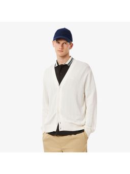 Lacoste - Fluid Rib Knit Cardigan