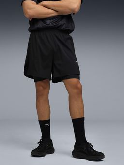 Puma - Black Solid Regular Sports Short