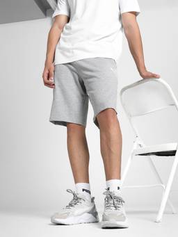 Puma - Grey Solid Regular Casual Short
