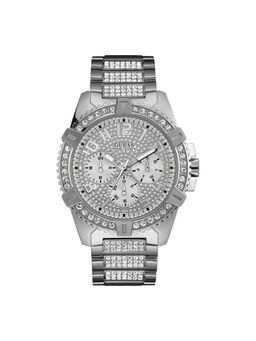 Guess - Analog Silver Dial Mens Watch - W0799G1