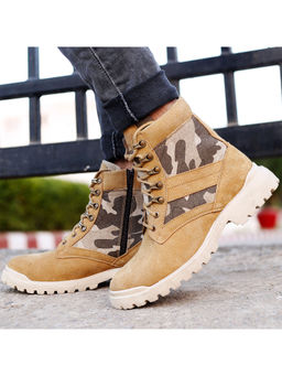 Bacca Bucci - Mens Durable Suede Leather Boots Tan