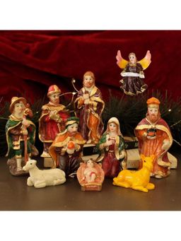 eCraftIndia - Christmas Nativity Crib Set Statues (Set of 10)