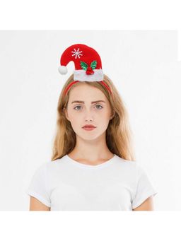 eCraftIndia - Merry Christmas Headband Santa Claus Cap Design Christmas Hair Band