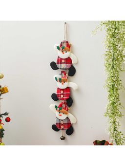 eCraftIndia - Snowman Climbing on Rope Merry Christmas Wall Door Hanging Ornament Props