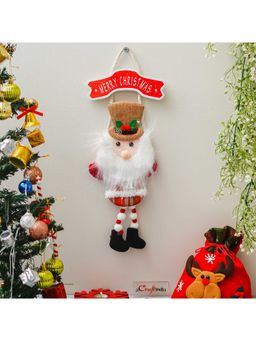 eCraftIndia - Santa Claus MERRY CHRISTMAS Wall Door Hanging Ornament Props
