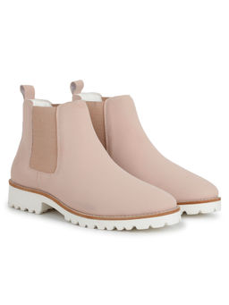 Yoho - Pink Comfortable & Casual Chelsea Boots for Women