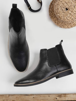 Yoho - Men Comfortable & Stylish Chelsea Boots Black