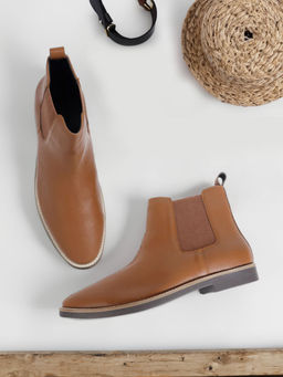 Yoho - Men Comfortable & Stylish Chelsea Boots Tan