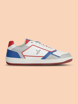 Yoho - Colored Fashion Comfortable & Lightweight Blue & Red Sneakers