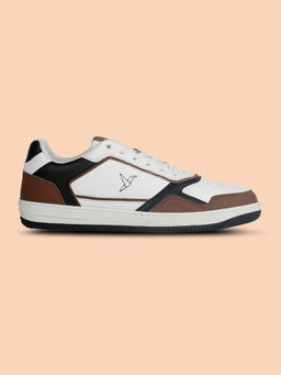 Yoho - Colored Fashion Comfortable & Lightweight Brown & Black Sneakers
