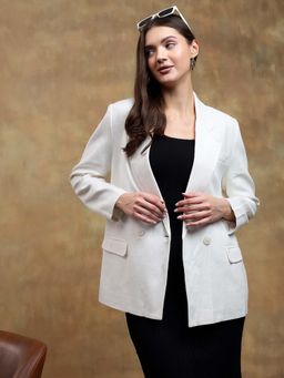 KOTTY - Womens Versatile Solid White Blazer