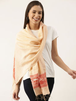 ArtEastri - Baluchari Silk Cotton Stole