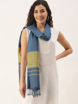 ArtEastri - Blue Eri Silk Stole