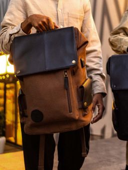 Mona B - Gear Grid Backpack - Chocolate (M)