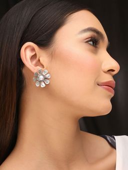 Priyaasi - Floral Stud Earrings for Timeless Style
