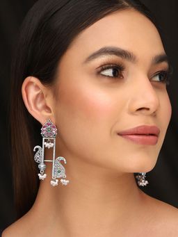 Priyaasi - Multi-Color Opulent Ruby Earrings