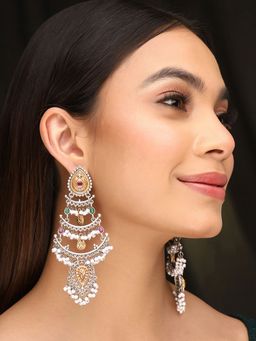 Priyaasi - A Long-Styled Symphony of Oxidized Multi-Color Chandbalis