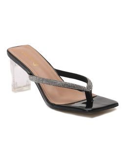 London Rag - Embellished Black Heels