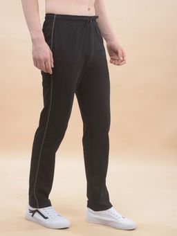 Cantabil - Solid Black Trackpant for Men