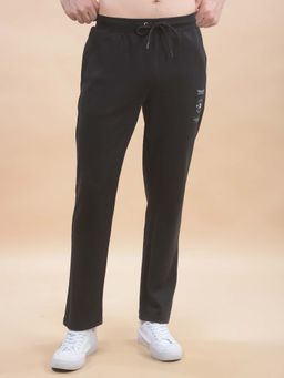 Cantabil - Solid Black Trackpant for Men