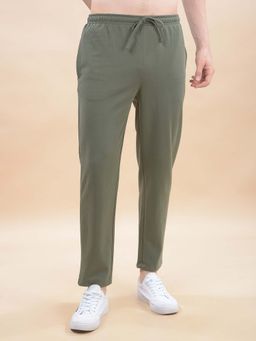 Cantabil - Solid Olive Trackpant for Men