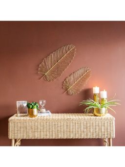 Logam - Palm Leaf Wall Decor (Set of 2)