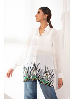House Of Muher - Aneesa Shirt White