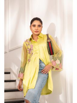 House Of Muher - Zayna Shirt Green