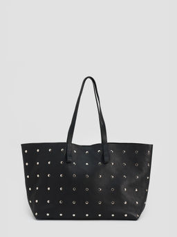 Perona - Donna Mini Black Tote Bag