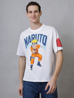 Free Authority - Naruto Graphic Printed Oversize T-Shirt