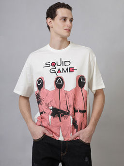 Free Authority - Squid Games Graphic Printed Oversize T-Shirt