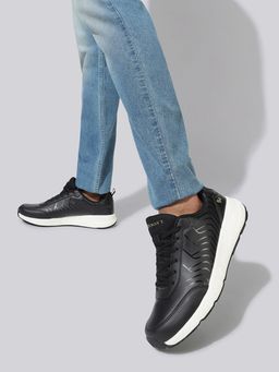Neeman's - Preppy Kicks Black Sneakers for Men