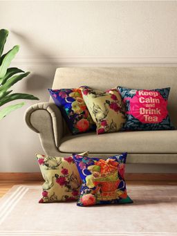 India Circus by Krsnaa Mehta - Garden Hi-Tea Cushion Cover Set Of 5