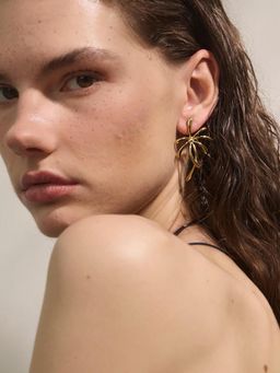 VIEN - Waterproof Square Frame Earrings For Women Gold