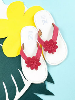 The Madras Trunk - Bloom Slip on Flats in Pink