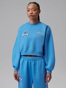 Nike - Sportswear Jordan Brooklyn Fleece Women Blue Sweatshirt
