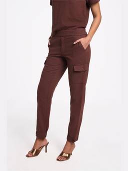 TERRA LUNA - Women Brown Astrid Cargo Joggers