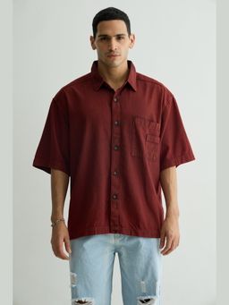 Chapter 2 - Maroon Denim Shirt