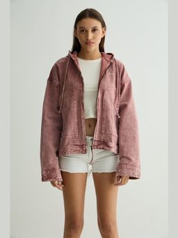 Chapter 2 - Pink Washed Overshirt Hoodie