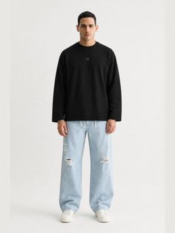 Chapter 2 - Black Waffle Full Sleeve T-Shirt