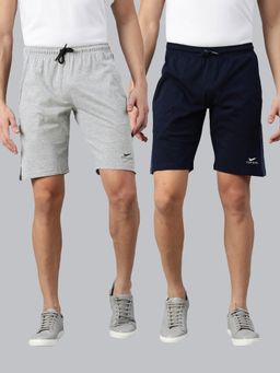 Tom Burg - Men's Colorblock Cotton Shorts (Pack of 2)