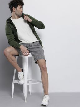 The Indian Garage Co - Men Regular Fit Colorblock Multi-Color Hoodie