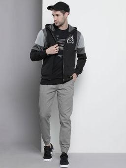 The Indian Garage Co - Men Regular Fit Colorblock Multi-Color Hoodie