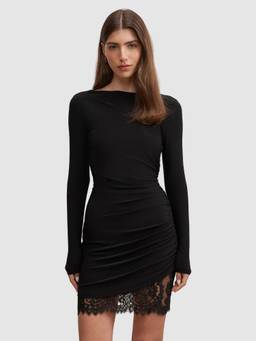 Forever New - Women Black Solid/Plain Polyester Dress